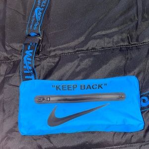 Off White Keep Back Blue Barely Worn Fanny Pack